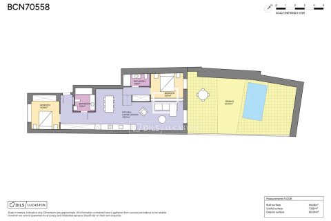 Huoneisto myytävänä Barcelona, Espanja, 2 makuuhuonetta, 99 m2 No. 192789 - kuva 21
