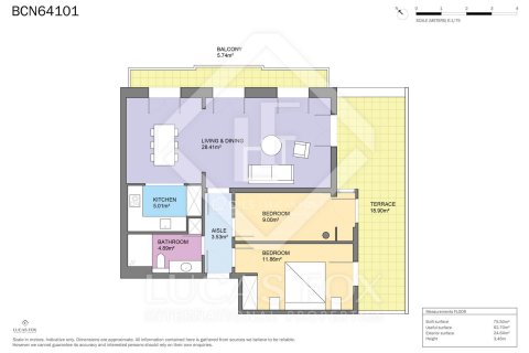 Apartment à vendre à Barcelona, Espagne, 2 chambres, 76 m2 No. 150446 - photo 27