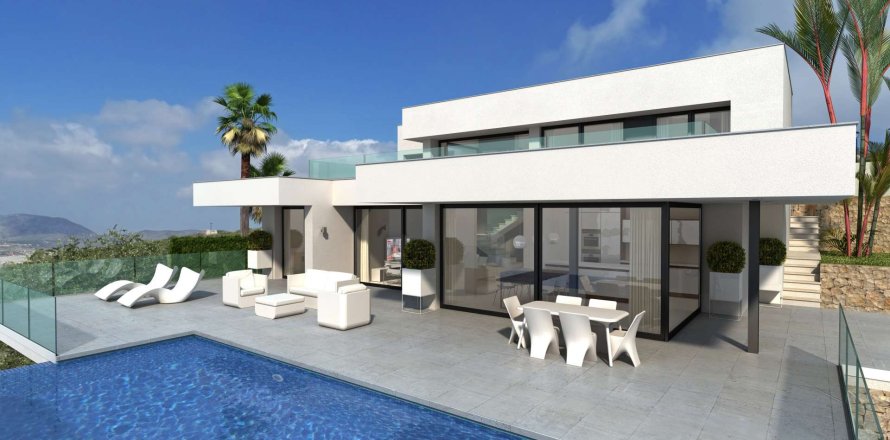 Villa i Benitachell, Alicante, Spanien 3 sovrum, 260 kvm. Nr. 182477