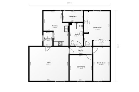 Apartament w Valencia, Hiszpania 3 sypialnie, 78 mkw. nr 144351 – zdjęcie 26