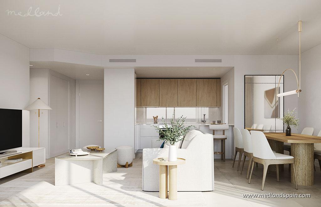 Appartamento a Estepona, Malaga, Spagna 2 camere da letto, 112 mq. N° 64357