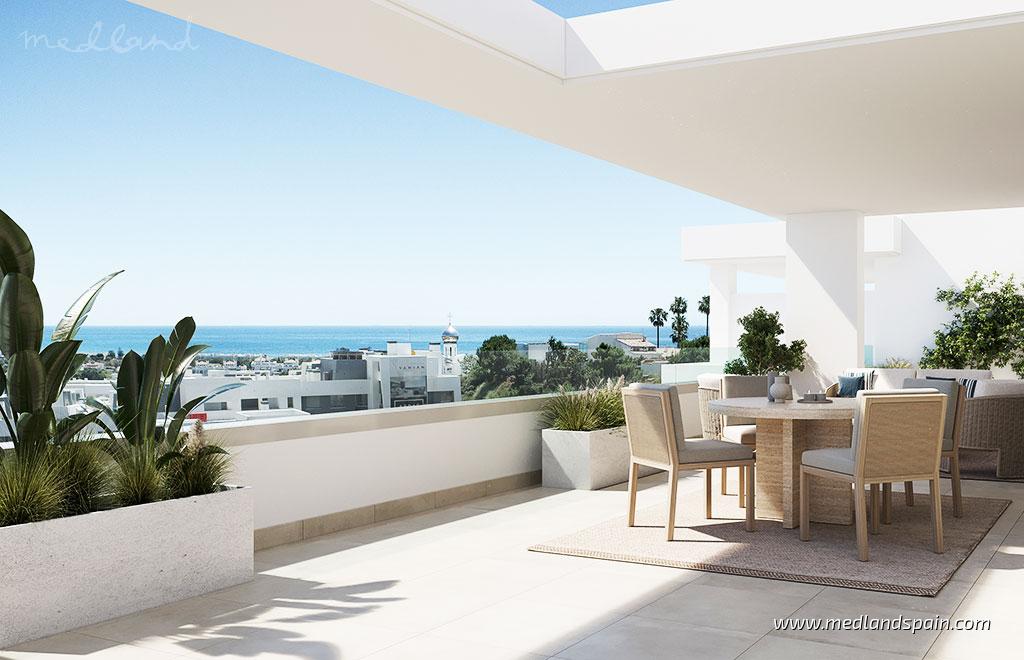 Appartamento a Estepona, Malaga, Spagna 2 camere da letto, 112 mq. N° 64357