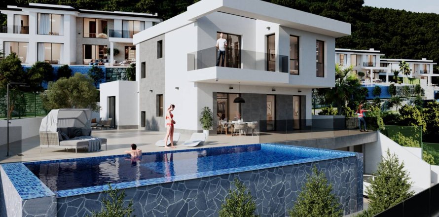 Villa a Finestrat, Alicante, Spagna 4 camere da letto, 400 mq. N° 176479