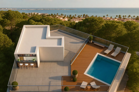 Apartament w San Pedro del Pinatar, Murcia, Hiszpania 1 sypialnia, 60 mkw. nr 187026 – zdjęcie 7