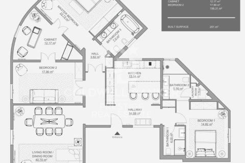 Apartment à vendre à Barcelona, Espagne, 4 chambres, 201 m2 No. 159434 - photo 24