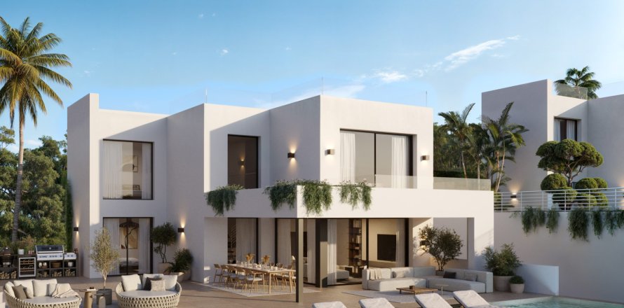 Villa i Mijas, Malaga, Spanien 4 sovrum, 694 kvm. Nr. 181219