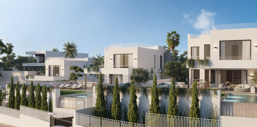 Villa i Mijas, Malaga, Spanien 4 sovrum, 667 kvm. Nr. 181232