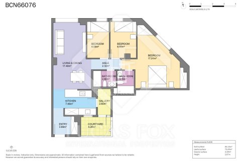 Apartamento en venta en Barcelona, España 3 dormitorios, 90 m2 No. 150323 - foto 29