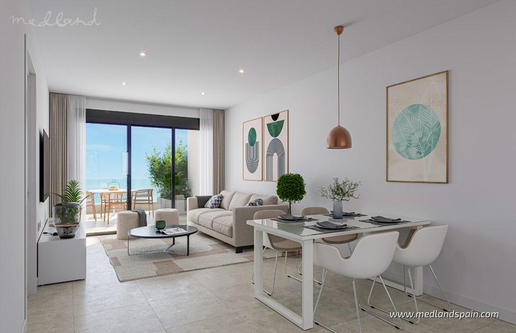 Apartament w Los Alcazares, Murcia, Hiszpania 2 sypialnie, 72 mkw. nr 192992