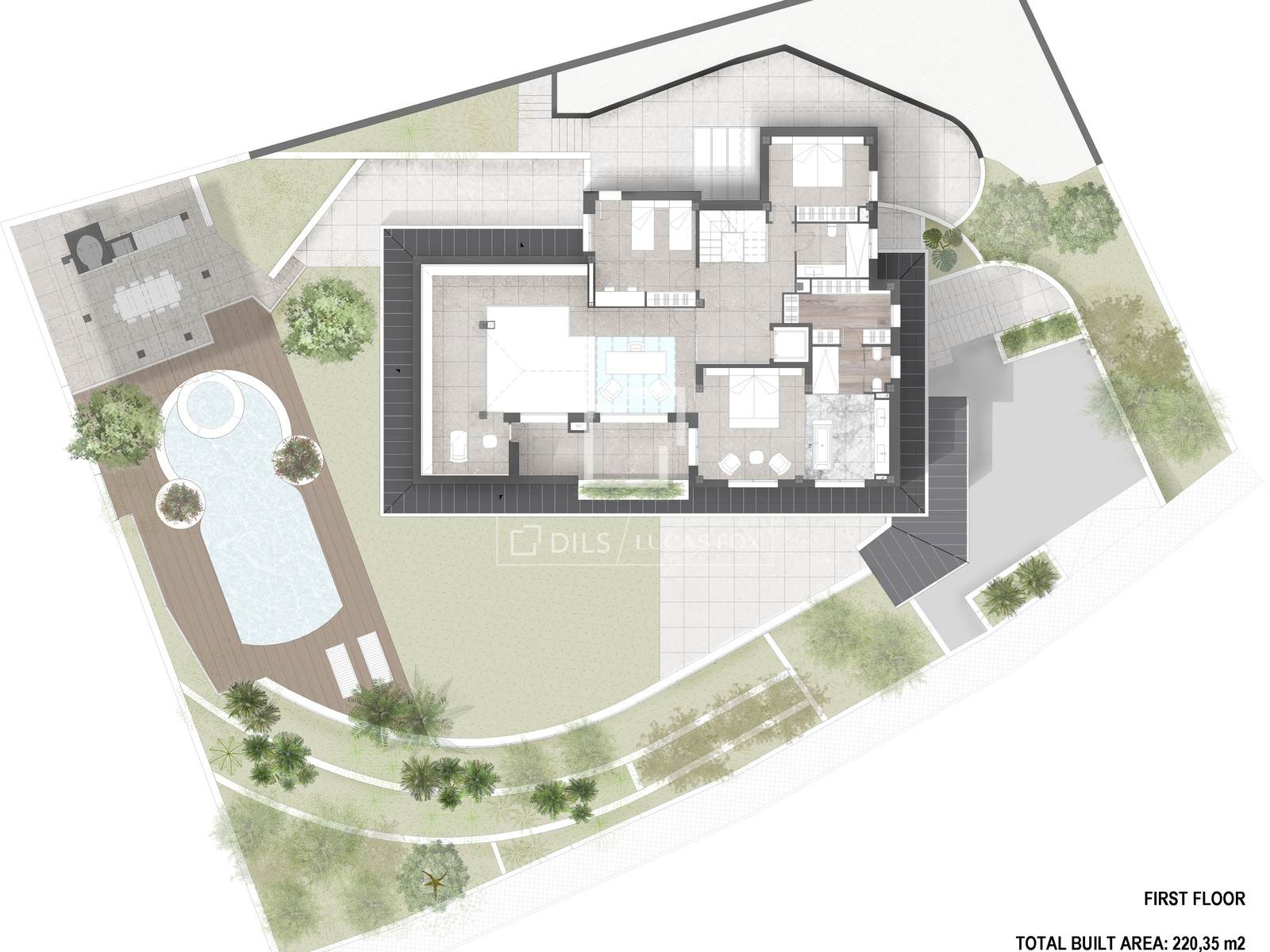 Villa a Castelldefels, Barcelona, Spagna 6 camere da letto, 724 mq. N° 192609