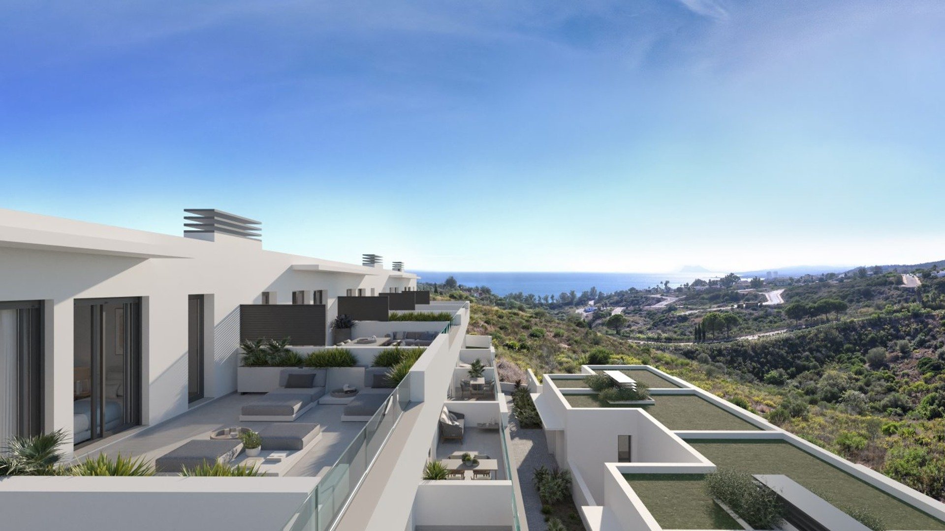 Таунхаус в Blue View Heights, Манильва, Малага, Испания 4 спальни, 121м2 №65791