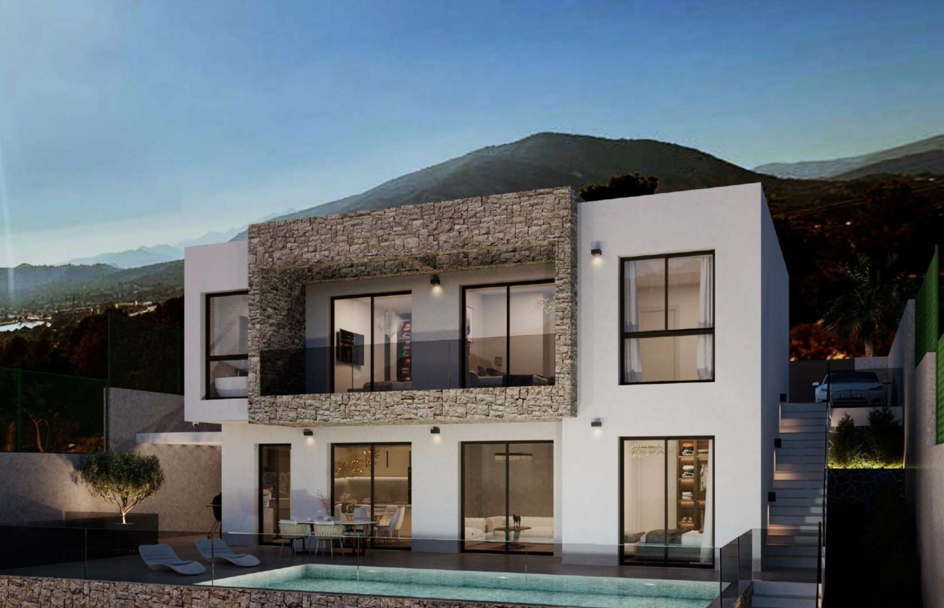 Villa Benidorm, Alicante, Spānijā 4 istabas, 306 m2 Nr. 154521