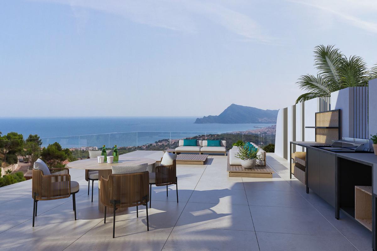 Villa i Altea, Alicante, Spanien 4 sovrum, 509 kvm. Nr. 149007