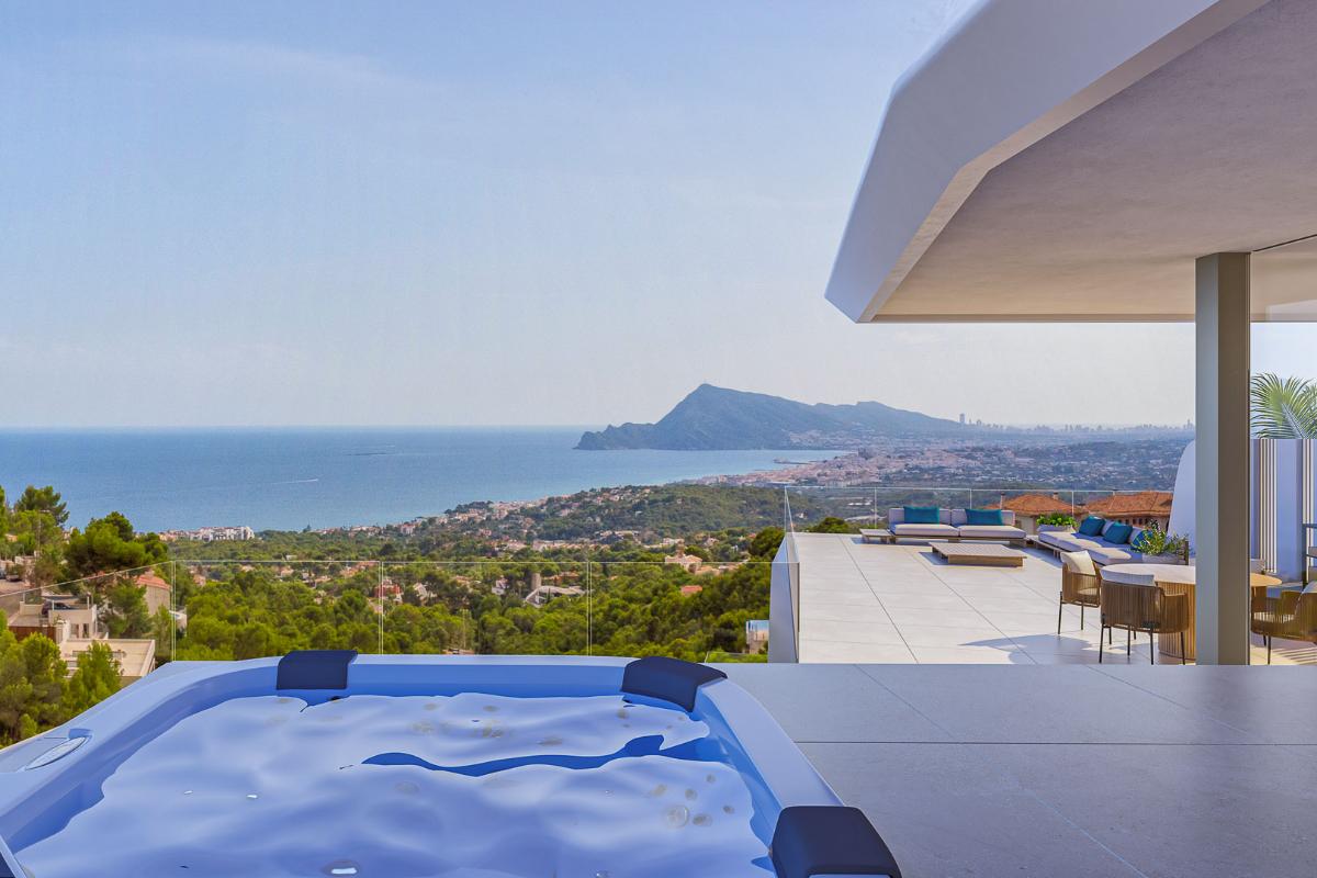 Villa i Altea, Alicante, Spanien 4 sovrum, 509 kvm. Nr. 149007
