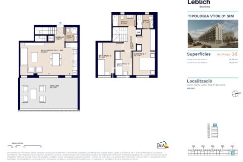 Penthouse à vendre à La Sagrera, Barcelona, Espagne, 3 chambres, 107 m2 No. 150621 - photo 20