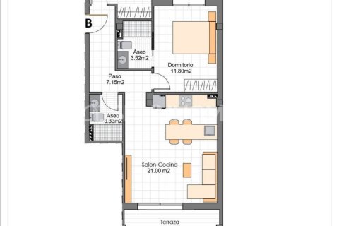 Wohnung zum Verkauf in San Pedro del Pinatar, Murcia, Spanien 2 Schlafzimmer, 83 m2 Nr. 168153 - Foto 14