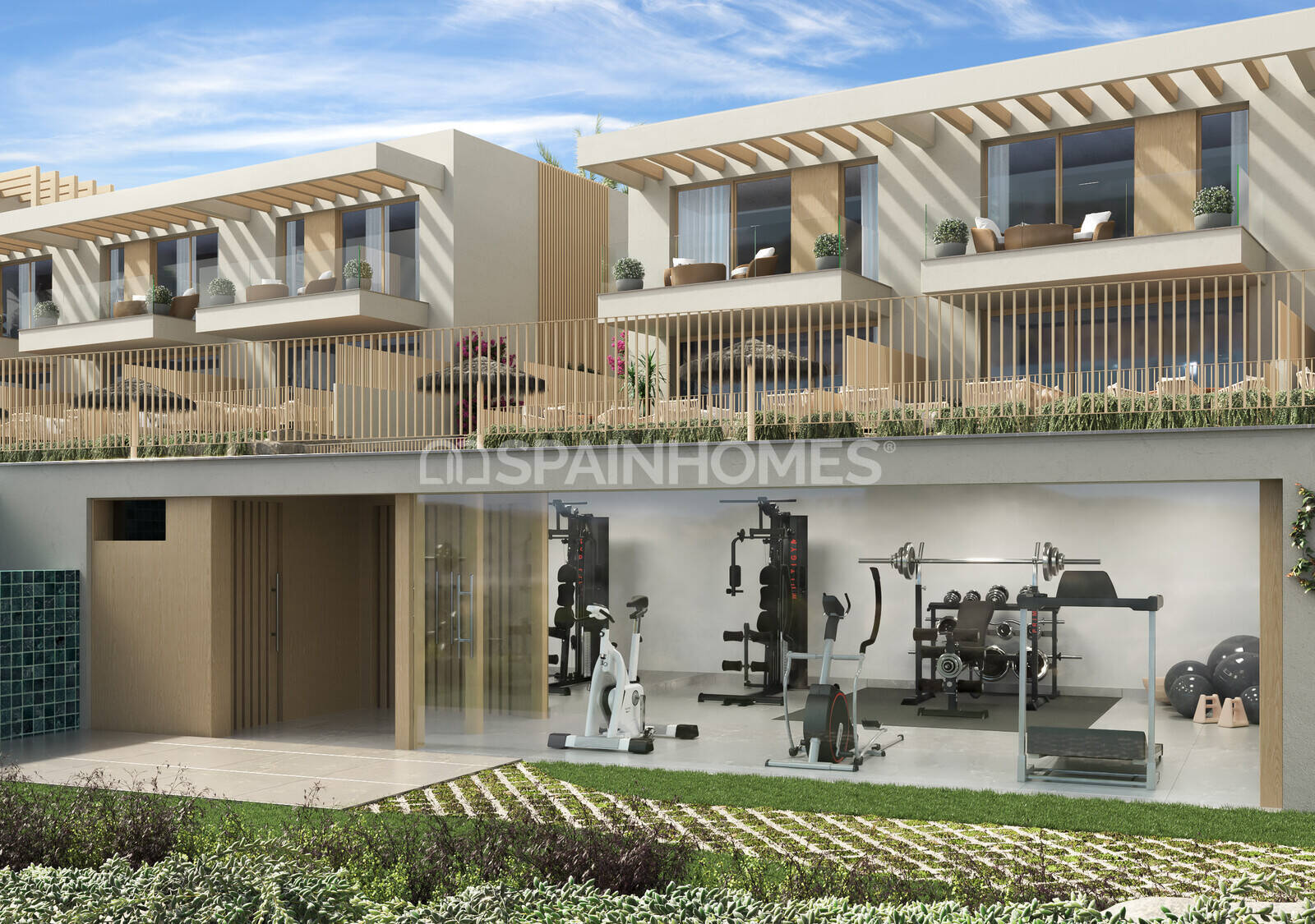 Villa i Manilva, Malaga, Spanien 3 sovrum, 100 kvm. Nr. 168036