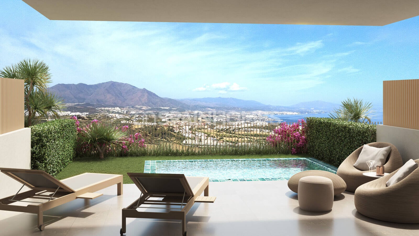 Villa i Manilva, Malaga, Spanien 3 sovrum, 100 kvm. Nr. 168036