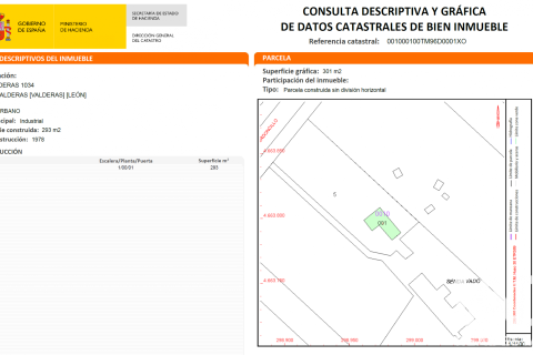 Land in Valderas, Leon, Spanien 3762 m2 Nr. 188015