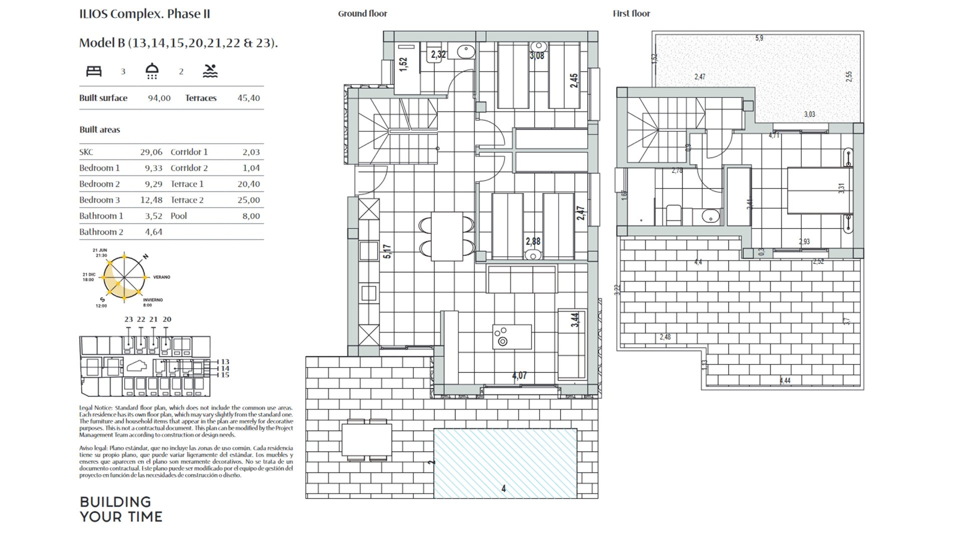 Villa ILIOS, Orihuela, Alicante, Spānijā 3 istabas, 94 m2 Nr. 55067