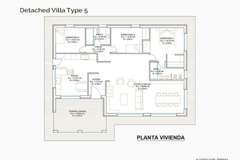 Huvila myytävänä Penaguila, Alicante, Espanja, 3 makuuhuonetta, 161 m2 No. 133942 - kuva 11