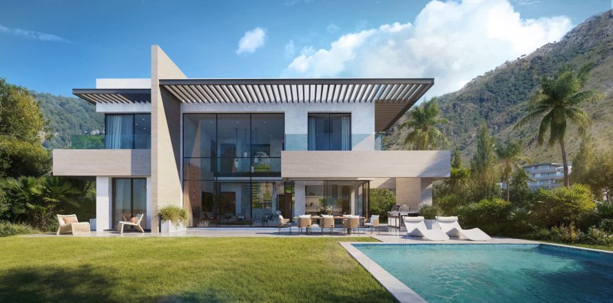 Willa w Mijas, Malaga, Hiszpania 4 sypialnie, 426 mkw. nr 162413