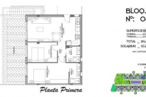 Bungalow till salu Algorfa, Alicante, Spanien 2 sovrum, 67 kvm. Nr. 112605 - foto 20