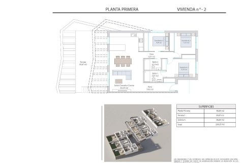 Bungalow till salu Finestrat, Alicante, Spanien 3 sovrum, 96 kvm. Nr. 112638 - foto 3