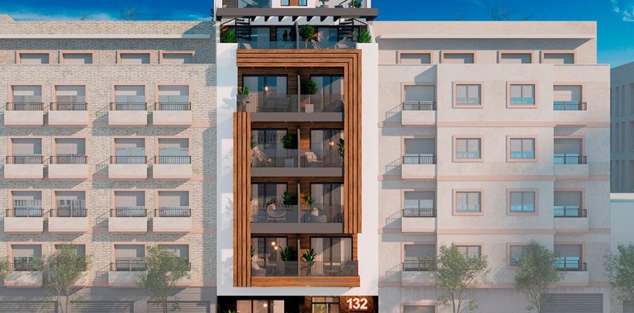 Квартира в Торревьеха, Аликанте, Испания 2 спальни, 82м2 №141367