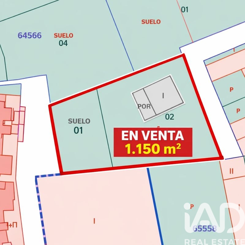 Zemes gabals Murcia, Spānijā 1150 m2 Nr. 172423