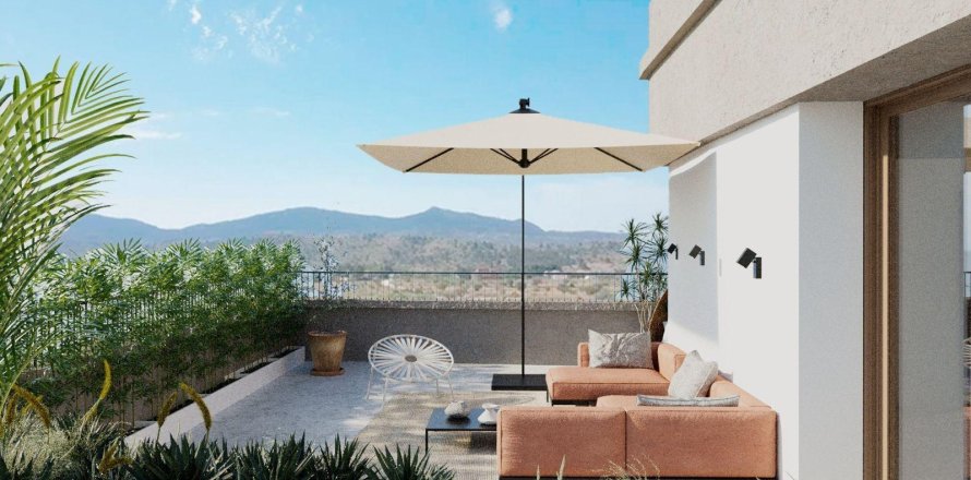 Attico a Hondon De Las Nieves, Alicante, Spagna 3 camere da letto, 126 mq. N° 170582