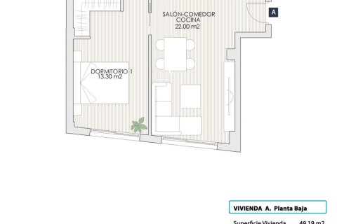 Apartment for sale in Torrevieja, Alicante, Spain 1 bedroom, 49 sq.m. No. 183268 - photo 6