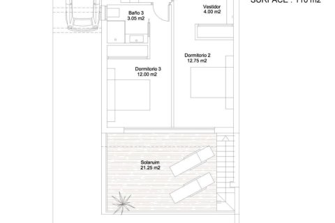 Huvila myytävänä San Javier, Murcia, Espanja, 3 makuuhuonetta, 110 m2 No. 142211 - kuva 15