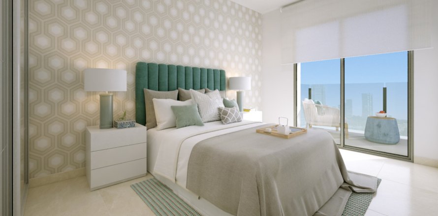 Квартира в INTERCOSTA SUNRISE, Торревьеха, Аликанте, Испания 3 спальни, 110.32м2 №168529