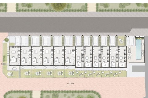 Radhus till salu i Pilar de la Horadada, Alicante, Spanien 3 sovrum, 112 kvm. Nr. 161727 - foto 12