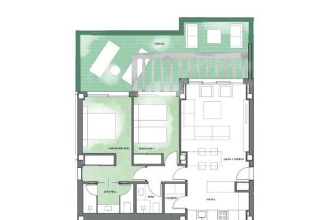 Apartamento en venta en Mijas, Málaga, España 2 dormitorios, 95 m2 No. 169279 - foto 9