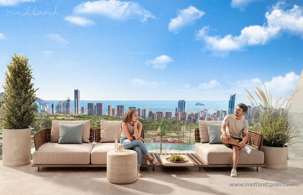 Dzīvoklis Finestrat, Alicante, Spānijā 3 istabas, 93 m2 Nr. 148487