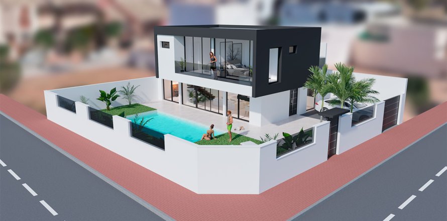 Villa in San Pedro del Pinatar, Murcia, Spanien 3 Schlafzimmer, 155 m2 Nr. 134042