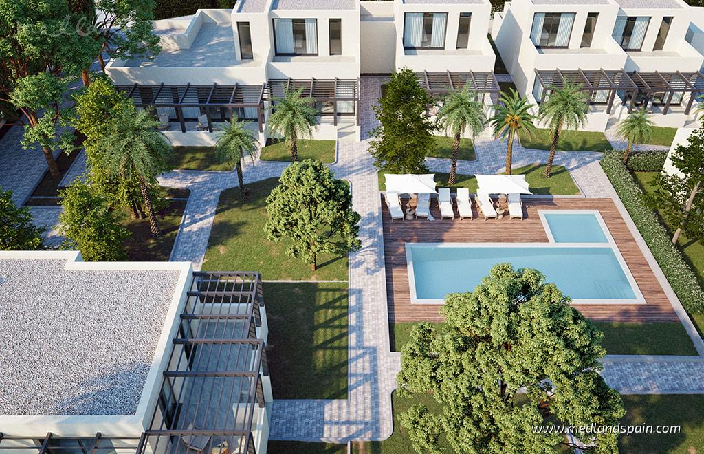 Kaupunkipientalo La Manga del Mar Menor, Murcia, Espanja 2 makuuhuonetta, 95 m2 No. 192963