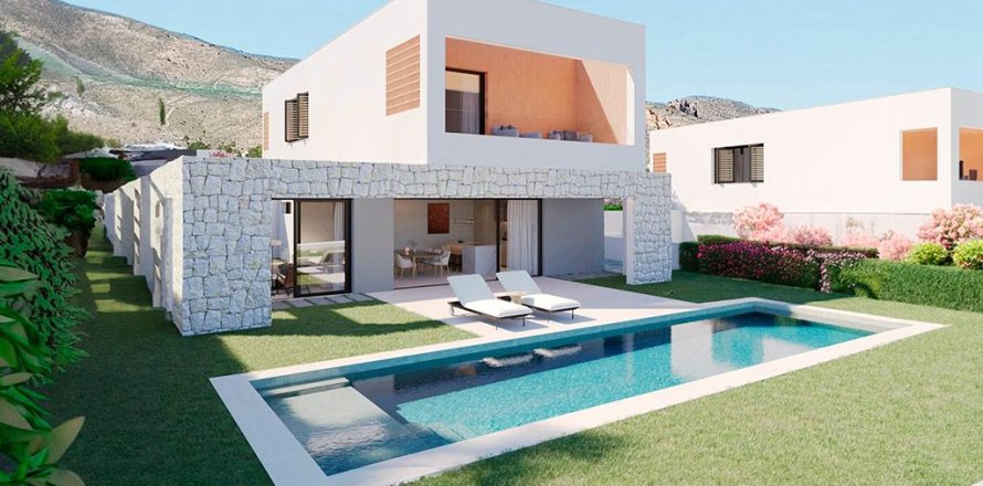 Villa à Finestrat, Alicante, Espagne 4 chambres, 242 m2 No. 192962