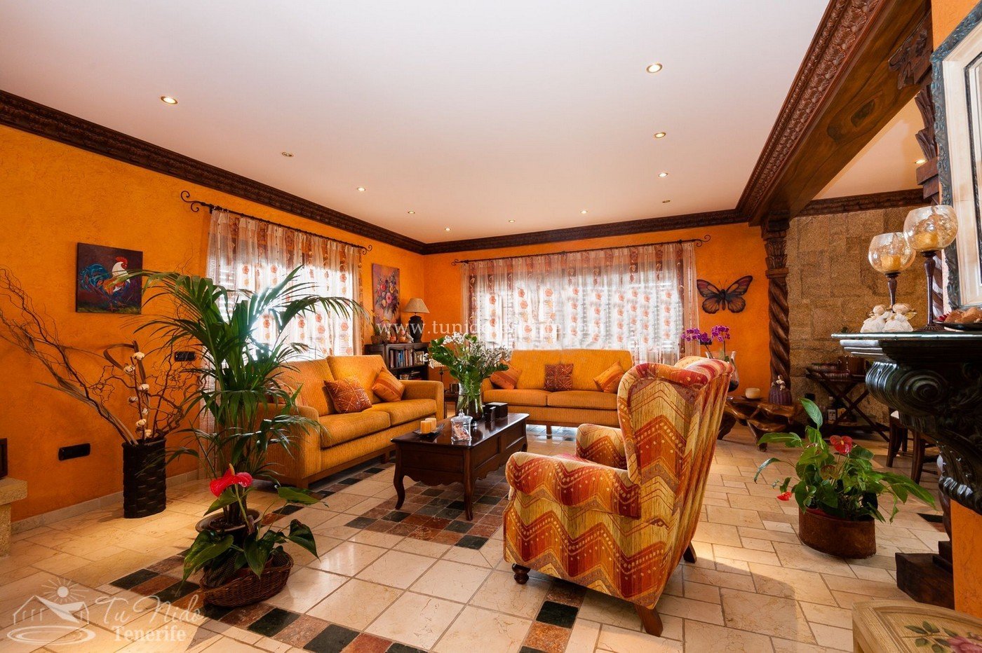 Villa en Torviscas, Tenerife, España 4 dormitorios, 1070 m2 No. 64414