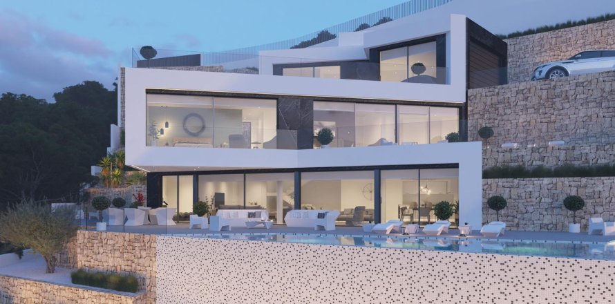 Villa in Benissa, Alicante, Spain 4 bedrooms, 598 sq.m. No. 154593