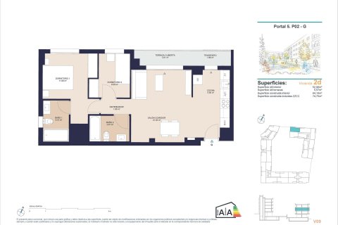 Apartment for sale in Alicante, Spain 2 bedrooms, 74 sq.m. No. 195249 - photo 10
