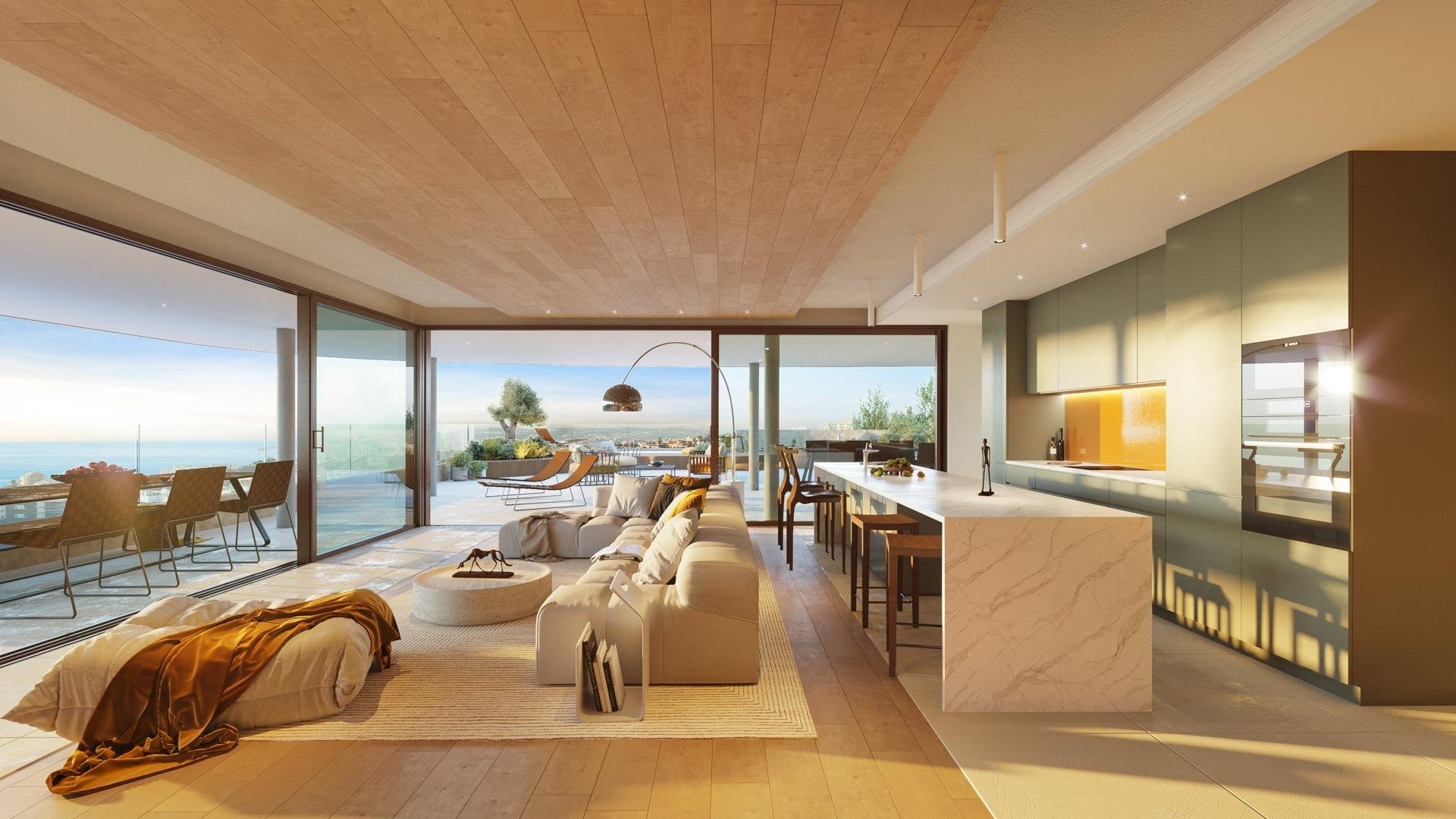 Penthäuser in Fuengirola, Malaga, Spanien 2 Schlafzimmer, 89 m2 Nr. 169651