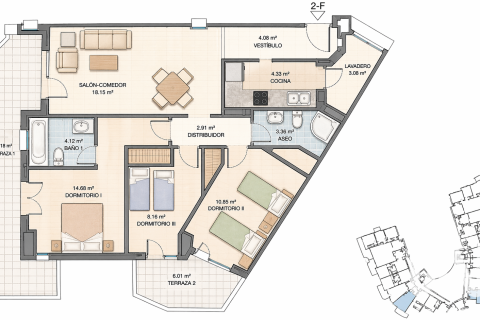 Wohnung zum Verkauf in Fuengirola, Malaga, Spanien 3 Schlafzimmer, 110 m2 Nr. 172827 - Foto 23