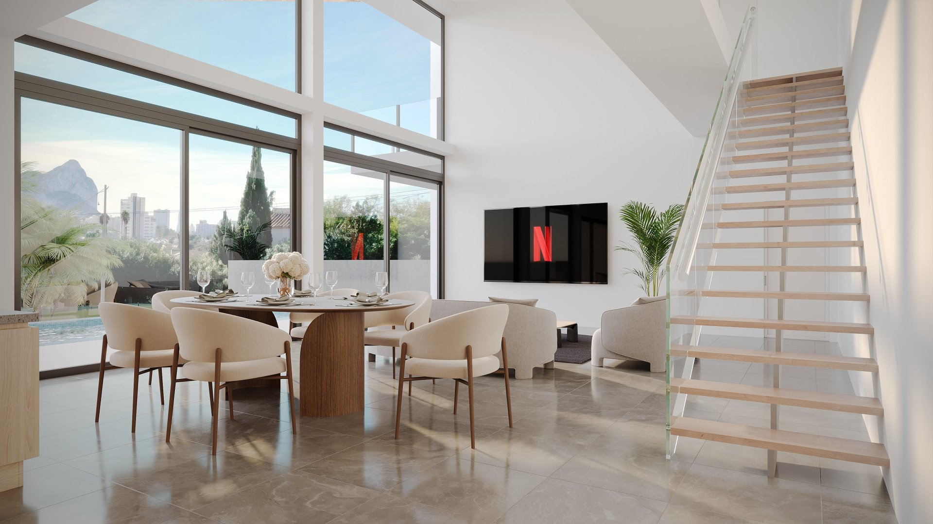 Villa i Calpe, Alicante, Spanien 3 sovrum, 273 kvm. Nr. 140260