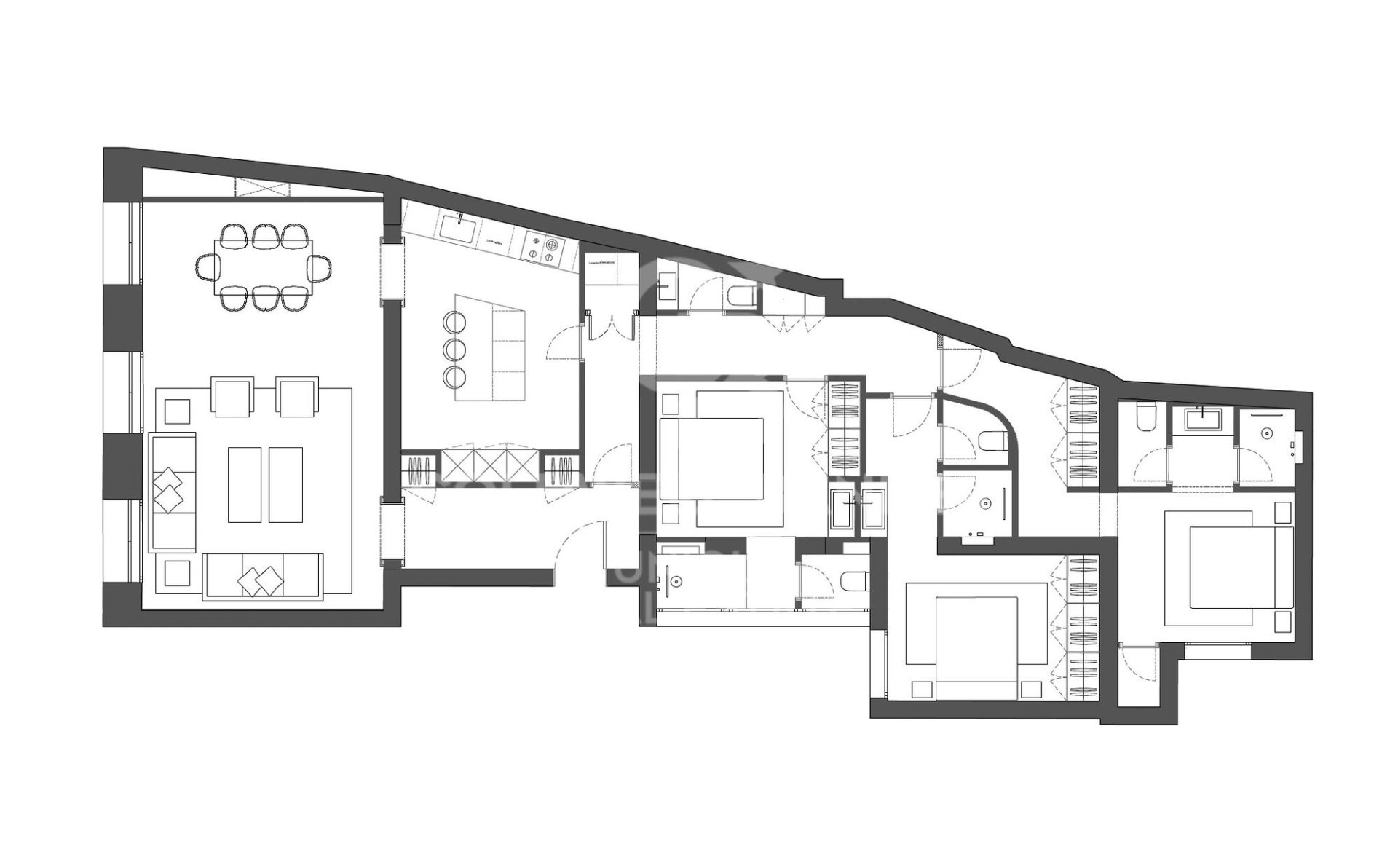 Apartment in Madrid, Spain 3 bedrooms, 174 sq.m. No. 157806
