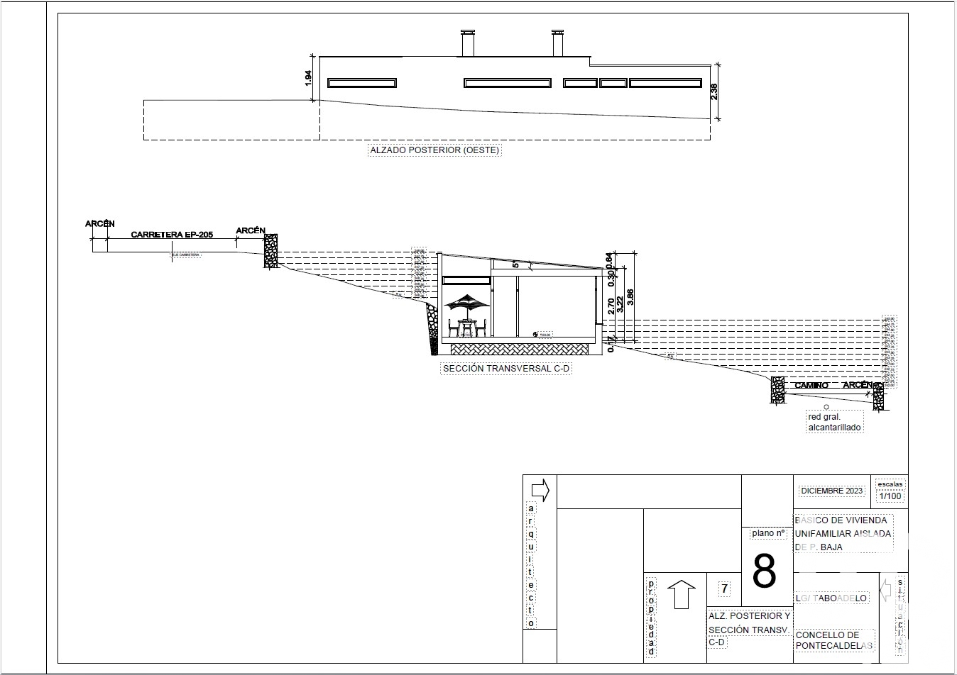 Land plot à Ponte Caldelas, Pontevedra, Espagne 1296 m2 No. 185940