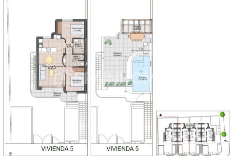 Penthouse w Pilar de la Horadada, Alicante, Hiszpania 2 sypialnie, 62 mkw. nr 178235 – zdjęcie 30