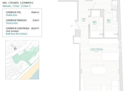 Penthouse w Villajoyosa, Alicante, Hiszpania 3 sypialnie, 126 mkw. nr 178236 – zdjęcie 10